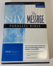 NIV The Message Parallel Bible New International Version Zondervan HC/DJ... - $10.39