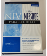 NIV The Message Parallel Bible New International Version Zondervan HC/DJ... - $10.39