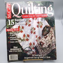 Vintage Craft Patterns, McCalls Quilting Magazine, December 2000 Christmas Holid - £9.16 GBP