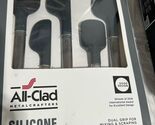 All-Clad Specialty Silicone Kitchen 5-Piece Set, Stainless Steel and Black - $79.17