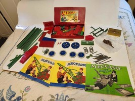 Lot Vintage Meccano Accessory 4a, Outfit 3 &amp; Outfit 4 Manuals NO BOXES - $88.25