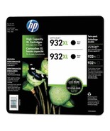NEW GENUINE OEM 2PK HP 932XL Inkjet Original Cartridges  Black Pack of 2... - £10.17 GBP