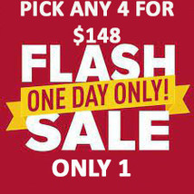 One Available!! Jan 20TH Flash Sale! Pick 4 For $148 Special Offer Discount - £69.76 GBP