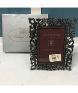 Jennifer Moore pewter swirl baroque frame 4” x 6” new in box - $592.41 MXN