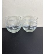 Set of 2 Vintage Calvert Distillers Rocks Glasses White Horse Jameson Promo - $393.35 MXN