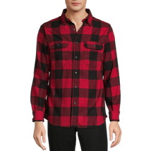 George Men&#39;s Long Sleeve Flannel Shirt Size S (34-36) Color Red Buffalo ... - £19.32 GBP