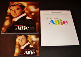 2004 ALFIE Movie PRESS KIT Folder, CD, Production Notes JUDE LAW Marisa ... - $15.99