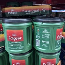2 Packs Folgers Decaffeinated Classic Roast Coffee (28.8 Ounce) - $42.33