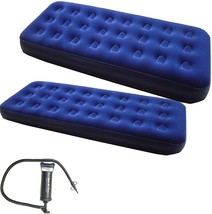 The Zaltana 2-Piece Single Size Air Mattress And Double Action Air Pump Combo - £41.79 GBP