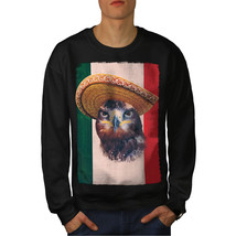 Wellcoda Eagle Bird Sombrero Mens Sweatshirt, Mexico Casual Pullover Jumper - £23.90 GBP+