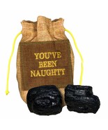 HORROR-HALL Funny Christmas Naughty Coal Santa Sack Bag Stocking Stuffer... - £6.89 GBP