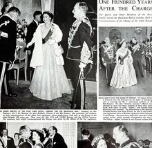 The Queen Balaclava Ball Royal Family 1954 Article From Sphere UK Import... - $42.03 CAD