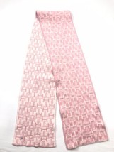 Tommy Hilfiger Pink &amp; White Scarf 54”x7” - £27.87 GBP
