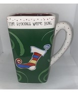 Novelty Design Square Large Christmas Ceramic Mug Bella Casa by GANZ - $15.98 CAD