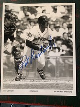 Pat Listach Milwaukee Brewers Baseball Autographed 8x10 - £15.70 GBP