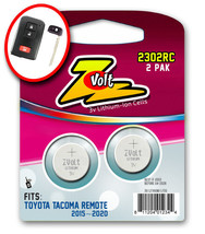 Keyless Remote Batteries (2) For 2015-2020 Toyota Tacoma - Free S/H - £3.70 GBP