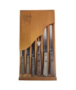 Forgecraft Stainless Steel 6 Piece vintage Knife Set USA 5 Knives 1 Fork  - $53.77 CAD