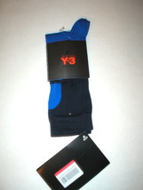New NWT Womens Socks S 5 6 Adidas Y-3 Designer Yohji Yamamoto Blue Mens XS Light - £51.87 GBP