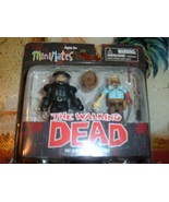 Walking Dead Minimates Series 3 Riot Gear Rick &amp; Guard Zombie - $11.11 CAD
