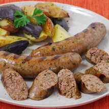 Duck and Bacon Sausage with Jalapeno Pepper - 10 x 1 pack of 4 - 16 oz - £132.64 GBP