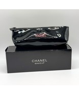 VIP Exclusive CHANEL Le Rouge Black Patent Makeup Pouch with Box - $747.26 MXN