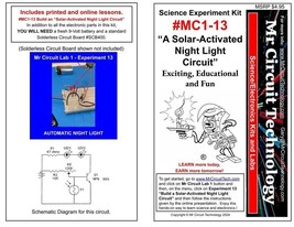 MC1-13 ** Mr Circuit Science ** Experiment Kit  -Solar-Activated Night L... - $3.91