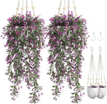 Fake Hanging Plant for DIY Shows Home Decor Artificial Hanging Plants Artificial - £27.01 GBP