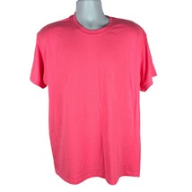 Gildan DryBlend T-Shirt Unisex Size Large Pink Cotton/Polyester - $14.00