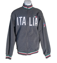 ITALIA Long Sleeve Full Zip Gray Sweater by A &amp; M Coat XL - $15.83