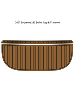 2007 Supreme 232 Swim Platform Step Pad Boat EVA Foam Faux Teak Deck Floor Mat - £288.01 GBP