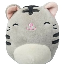 Squishmallows Tally The Gray Cat Kellytoy 5 in Stuffed Animal Plush Tabb... - $19.94