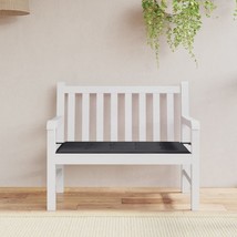 Garden Bench Cushion Black Oxford Fabric (100% Polyester) - $86.99
