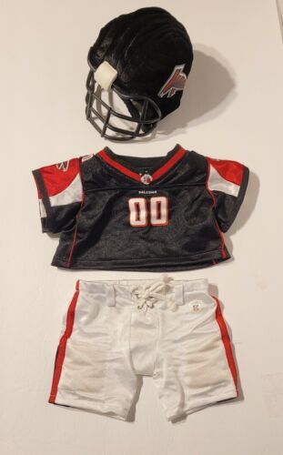 Build A Bear NFL Atlanta Falcons Outfit Helmet Jersey Pants Football 3 Pc Set - $22.99