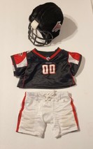 Build A Bear NFL Atlanta Falcons Outfit Helmet Jersey Pants Football 3 Pc Set - £18.16 GBP