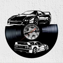 Vinyl Record Clock Super Car Ferrari Clock Decoration Original Gift - £40.88 GBP