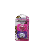 Realtree Xtra Colors 2 Pack Orthodontic Pacifier - New - Pink &amp; Purple - £7.07 GBP