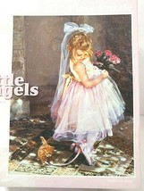 2 New 550 Pc Puzzles Little Angels Darling G Irl + Floral Fantasy Roses Vase 2007 - £31.10 GBP
