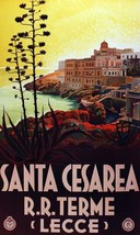 Vintage POSTER.Home wall.Italy CESAREA.Office Wall art Decor.1332 - $17.82+