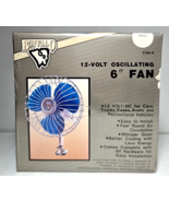 Vintage Buffalo 6&quot; 12V Oscillating Fan for Car Truck RV Boat – Model FAN... - $1,118.32 MXN