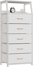 Vertical Storage Tower Fabric Dresser for Bedroom - £59.01 GBP