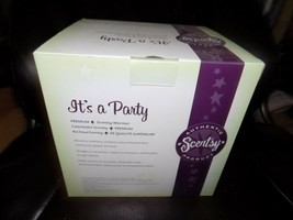 SCENTSY It&#39;s A Party Full Size Warmer DISCONTINUE Retire EUC - £43.05 GBP