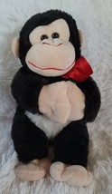 Inter-American Products Plush Monkey with Rose Black &amp; Tan 14” Soft - £4.17 GBP