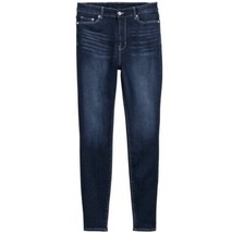 H&amp;M &amp;Denim Stretch Skinny High Waist Wash Blue Denim Jeans SZ 8 - £11.21 GBP