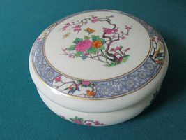 Compatible with Lenox Round Bon Bon with Lid 6&quot; Ming-Birds (Older,Cream,... - £97.09 GBP