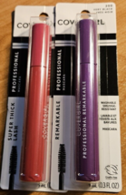 LOT 2 CoverGirl Professional Super Thick Lash and Remarkable Mascaras:Very Black - £9.39 GBP