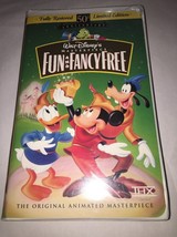 Walt Disney Spaß Und Kostüm Gratis VHS Tape Masterpiece Collection 9875 Selten - £172.70 GBP