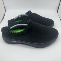 Oofos Oocoozie Mule Mens Size 12.5 Black Comfort Slip On Recovery Shoes ... - $69.29