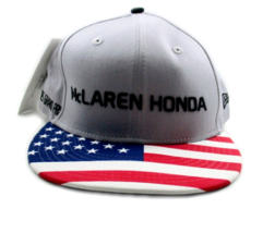 Mclaren Honda Formula 1,ALONSO &amp; Vandoorne Special Edition,United States Cap S/M - £32.18 GBP