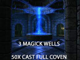 HAUNTED 50X FULL COVEN CAST THREE MAGICKAL WELLS EXTREME MAGICK WITCH  image 2
