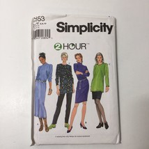 Simplicity 7853 Size 6 8 10 Misses&#39; Knit Dress or Tunic Skirt Pants - £10.19 GBP